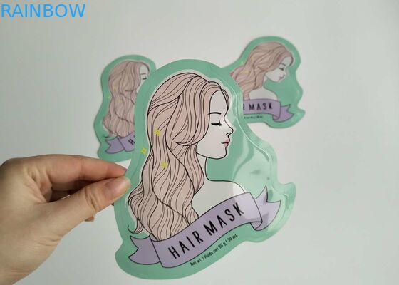 특별한 모양 알루미늄 호일 측 삼각천 플라스틱 화장품은 얼굴 장 가면 포장을 자루에 넣습니다