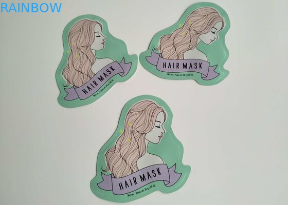 특별한 모양 알루미늄 호일 측 삼각천 플라스틱 화장품은 얼굴 장 가면 포장을 자루에 넣습니다