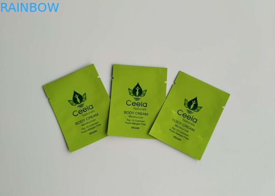 편평한 플라스틱 화장용 조직자 부대 알루미늄 호일 바디 크림 포장 세척 분말 주머니
