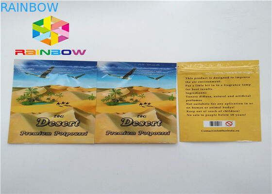 작은 지플락 패킹 부대, 초본 향 에너지 알약을 위한 알루미늄 호일 주머니