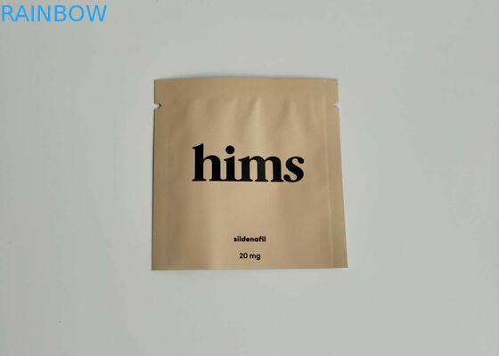 비타민 캡슐 관례는 위로 서 있습니다 주머니, 열을 인쇄했습니다 - 포장 부대를 어떤 크기든지 밀봉하십시오