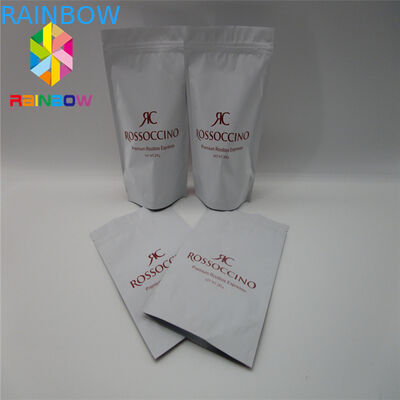 인쇄된 좋은 급료 관례는 주머니 벨브 뜨거운 각인 인쇄 기술 SGS 승인을 위로 서 있습니다