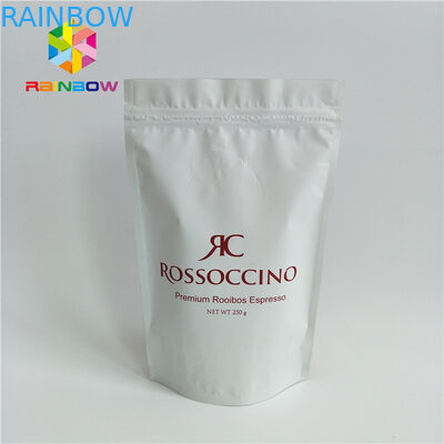 인쇄된 좋은 급료 관례는 주머니 벨브 뜨거운 각인 인쇄 기술 SGS 승인을 위로 서 있습니다