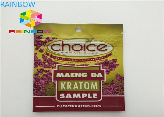 초본 향을 위한 3 옆 물개를 포장하는 광택 있고는/광택이 없는 효력 플라스틱 주머니