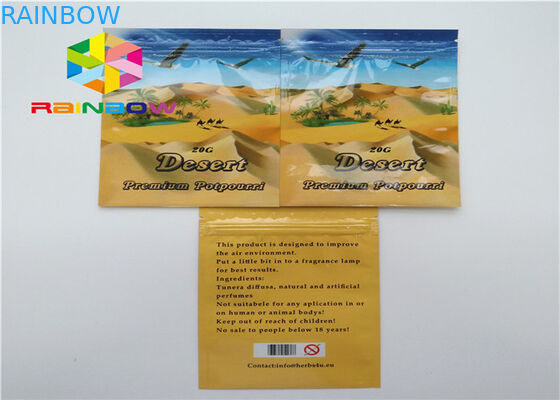 Kratom 주머니 에너지 알약 지퍼 자물쇠를 포장하는 초본 향 부대 플라스틱 주머니