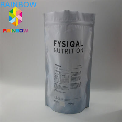 두 배 편들어진 광택이 없는 금 맛적은 음식 안전 부대를 포장하는 지퍼 Reclosable 플라스틱 주머니