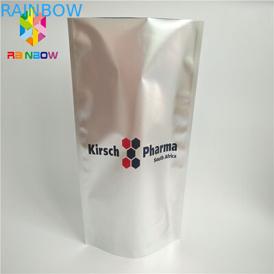 박판으로 만들어진 Resealable 알루미늄 호일 포장 부대는 지퍼 주머니 음식 급료를 위로 서 있습니다