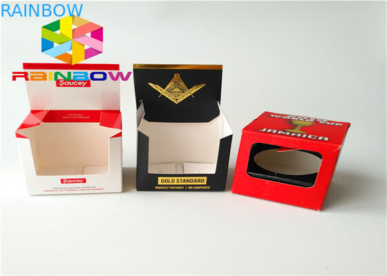 광택 있는 포일 화장용 서류상 패킹에 의하여 재생된 물자를 포장하는 로고 종이상자를 주문을 받아서 만드십시오