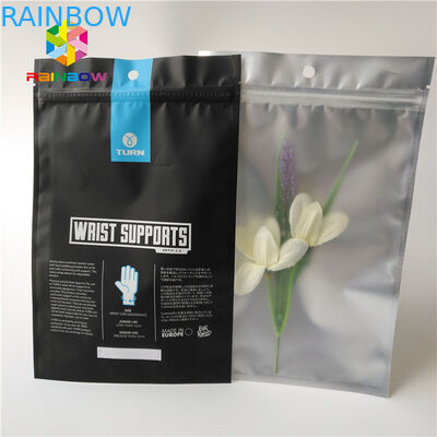 전화 상자 지플락 플라스틱에 의하여 밀봉된 부대는, 밀봉된 지퍼 주머니 부대 3 측을 위로 서 있습니다