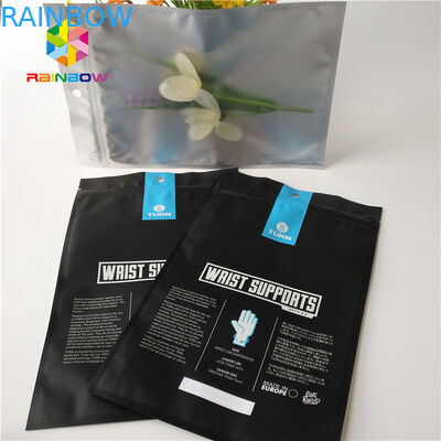 전화 상자 지플락 플라스틱에 의하여 밀봉된 부대는, 밀봉된 지퍼 주머니 부대 3 측을 위로 서 있습니다