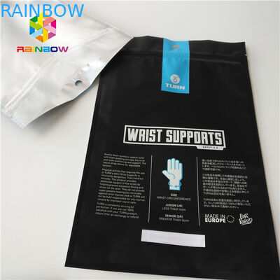 전화 상자 지플락 플라스틱에 의하여 밀봉된 부대는, 밀봉된 지퍼 주머니 부대 3 측을 위로 서 있습니다