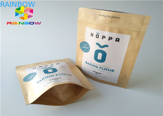 Kraft 종이 주문을 받아서 만들어진 종이 봉지 알루미늄 호일 Mylar 지플락 습기 장벽