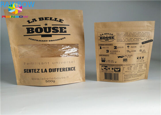 Kraft 종이 주문을 받아서 만들어진 종이 봉지 알루미늄 호일 Mylar 지플락 습기 장벽