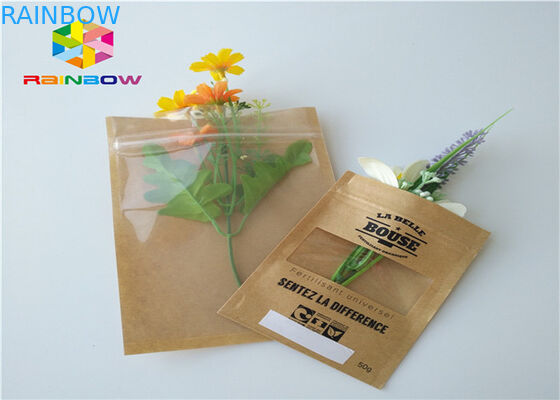 Kraft 종이 주문을 받아서 만들어진 종이 봉지 알루미늄 호일 Mylar 지플락 습기 장벽