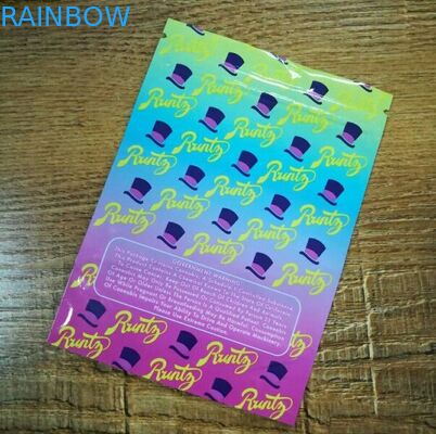 포장하는 초본 향, 과자를 인쇄하는 홀로그램은 이국 큰 Als를 위한 플라스틱 주머니를 위로 서 있습니다