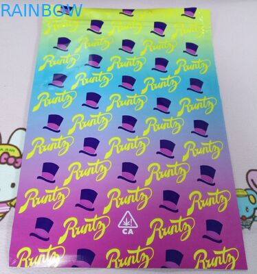 포장하는 초본 향, 과자를 인쇄하는 홀로그램은 이국 큰 Als를 위한 플라스틱 주머니를 위로 서 있습니다