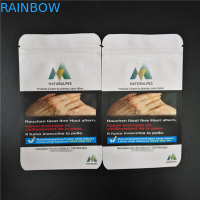 생물 분해성 백색 Kraft를 포장하는 THC CBD Gummies 초본 향은 음식 주머니를 자루에 넣습니다