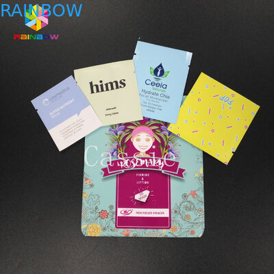 주문 그립 물개는 화장용 알루미늄 호일 진공에 의하여 박판으로 만들어진 얼굴 가면 포장을 자루에 넣습니다