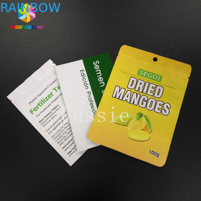 특별한 모양 크림 기름 표본 부대를 포장하는 알루미늄 호일 플라스틱 주머니