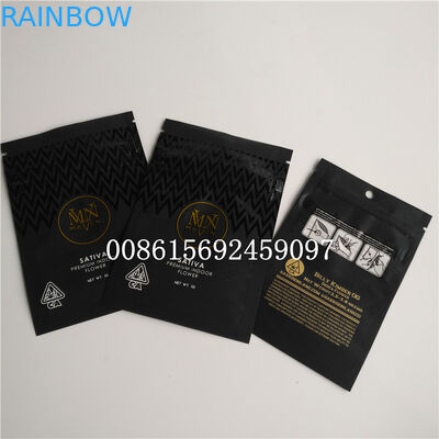 잡초 Mylar 아이 저항하는 부대를 포장하는 냄새 증거 작은 플라스틱 주머니