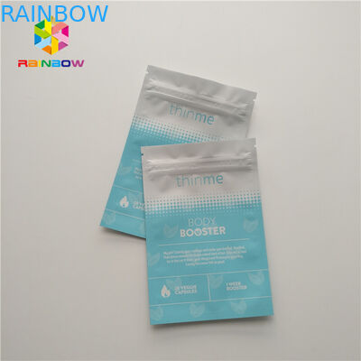 3개의 측에 의하여 밀봉되는 서류 봉투 광택 있는 표면을 포장하는 얼굴 눈 가면 플라스틱 주머니