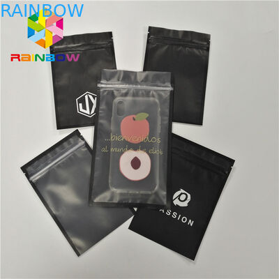 관례는 지퍼와 공간 정면으로 포장하는 전화 포탄을 위한 3 옆 물개 비닐 봉투를 인쇄했습니다