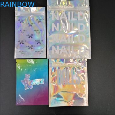 무지개 빛깔 부대가 인쇄한 Vape 카트리지 포일 주머니 Packagi 소금 향미료 반짝임에 의하여 시니 경기를 합니다