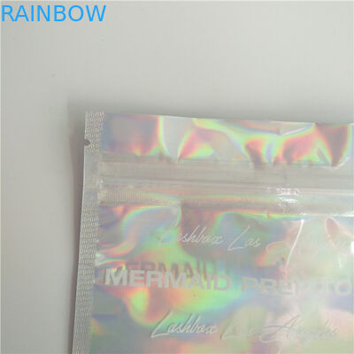 속눈섭 Comestic 포장을 위한 정면 명확한 뒤 자필 효력을 가진 자필 부대를 위로 서 있으십시오