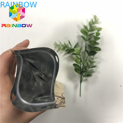 UV 인쇄 초콜릿 패킹을 위한 3개의 측에 의하여 밀봉되는 지퍼 기술 종이 봉지