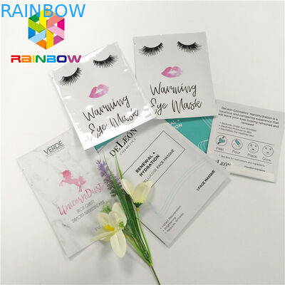 3 인쇄된 옆 물개 관례는 주머니 알루미늄 호일 화장품 부대를 위로 서 있습니다