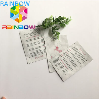 3 인쇄된 옆 물개 관례는 주머니 알루미늄 호일 화장품 부대를 위로 서 있습니다