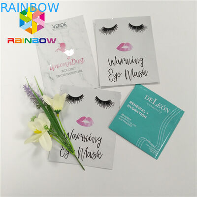 3 인쇄된 옆 물개 관례는 주머니 알루미늄 호일 화장품 부대를 위로 서 있습니다