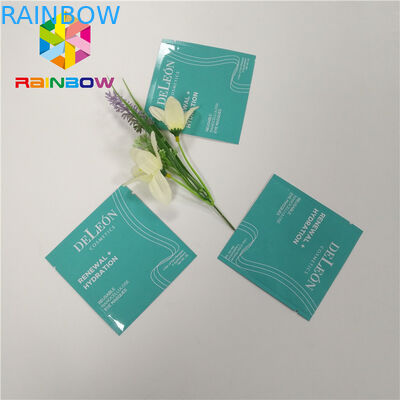 3 인쇄된 옆 물개 관례는 주머니 알루미늄 호일 화장품 부대를 위로 서 있습니다