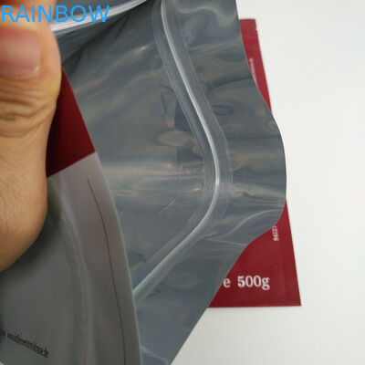 포장하는 광택이 없는 Sealable 부대는, 500 그램 주머니 부대를 커피 포장을 위한 위로 서 있습니다