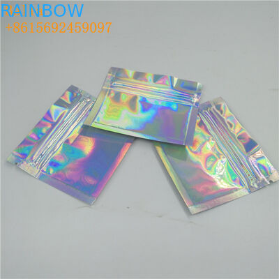 인쇄된 소형 3 측은 자필 메이크업 부대 Mylar 지플락 주머니 관례를 밀봉했습니다