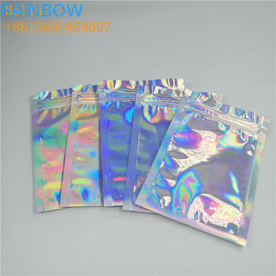 인쇄된 소형 3 측은 자필 메이크업 부대 Mylar 지플락 주머니 관례를 밀봉했습니다