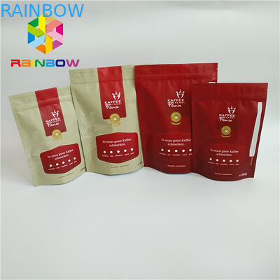 벨브를 가진 알루미늄 호일을 포장하는 박판으로 만들어진 물자 음식 플라스틱 주머니