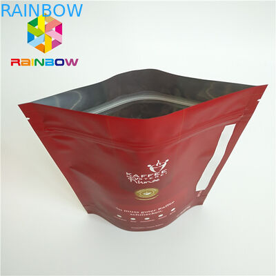 벨브를 가진 알루미늄 호일을 포장하는 박판으로 만들어진 물자 음식 플라스틱 주머니