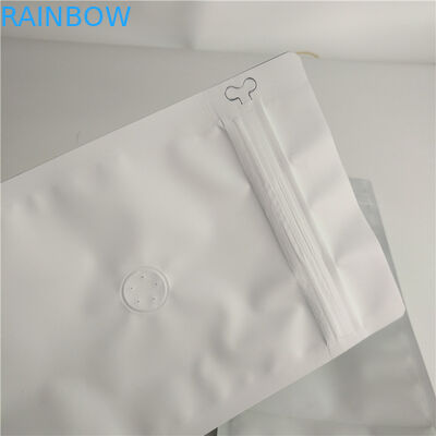 공기판을 가진 편평한 바닥 부대 식품 포장 영화 보통 백색 인쇄 최고 충전물