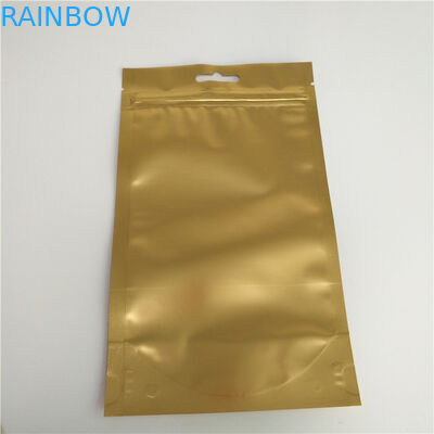 최고 지퍼는 유로/둥근 거는 구멍을 가진 주머니 부대에 의하여 박판으로 만들어진 물자를 위로 서 있습니다