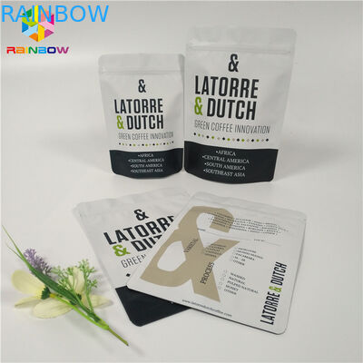 지플락 Reclosable 벨브 1회분의 커피 봉지 사진 요판 인쇄를 포장하는 알루미늄 호일 주머니