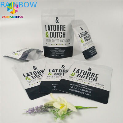 Reclosable 벨브 1회분의 커피 봉지 박판으로 만들어진 물자를 포장하는 지플락 포일 주머니