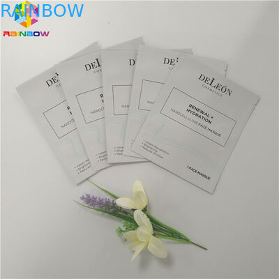 알루미늄 호일 플라스틱 화장품 포장 부대 얼굴 패킹 3 측 물개 가면 소포