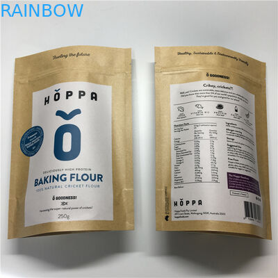 재사용할 수 있는 음식 가루 포장을 위한 관례에 의하여 인쇄되는 종이 봉지 알루미늄 호일 Ziplock