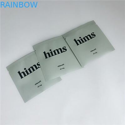 인쇄된 포일에 의하여 일렬로 세워지는 그립 물개 공간 Zip 자물쇠를 포장하는 음식 저장 플라스틱 주머니