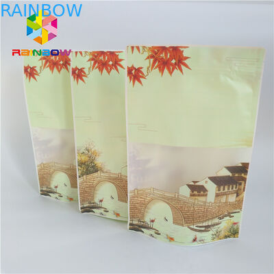 Kraft 종이 관례는 위로 서 있습니다 커피 콩 1kg 500g를 위해 포장하는 주머니를 인쇄했습니다