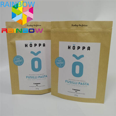 커피 잡초는 Kraft 종이를 포장하는 주머니 부대 관례에 의하여 인쇄된 종이를 위로 서 있습니다