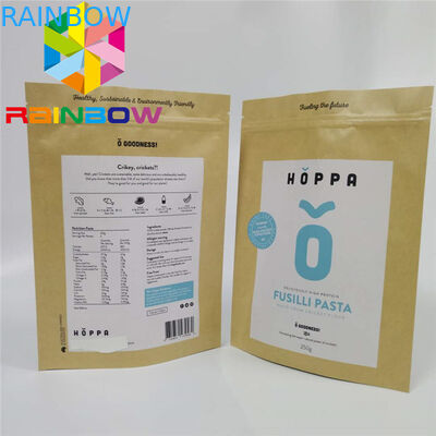 커피 잡초는 Kraft 종이를 포장하는 주머니 부대 관례에 의하여 인쇄된 종이를 위로 서 있습니다