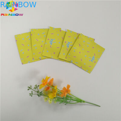 Mylar 3 옆 물개 식사 차 캡슐을 위한 편평한 지퍼 부대를 포장하는 음식 급료 포일 주머니