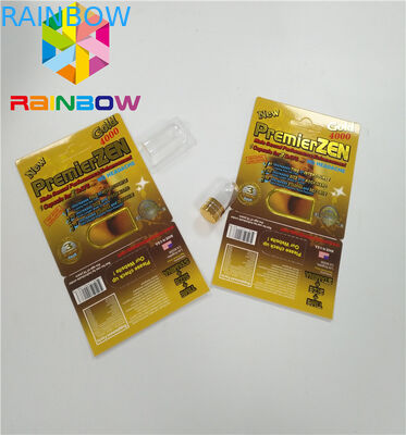 주문 아이 저항하는 Botton 자물쇠 3D 카드 종이상자를 포장하는 Premierzen 물집 카드